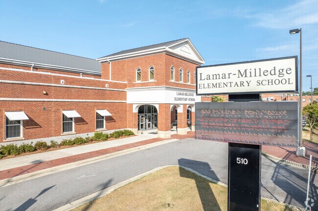 Lamar-Milledge Elementary, located in Uptown Augusta, serves students in grades Pre-K through 5.
