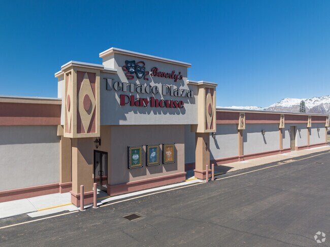Facade of Beverly's Terrace Plaza Playhouse, Washington Terrace, UT 84405