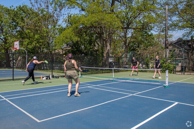Grand Rapids' Cherry Park has courts for tennis and pickleball enthusiasts.