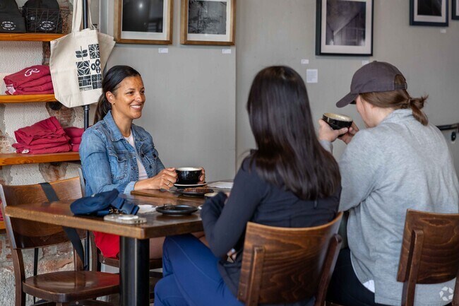 Cincinnati shops, such as Redtree Coffee, are just a short drive away from Northeast Middletown.