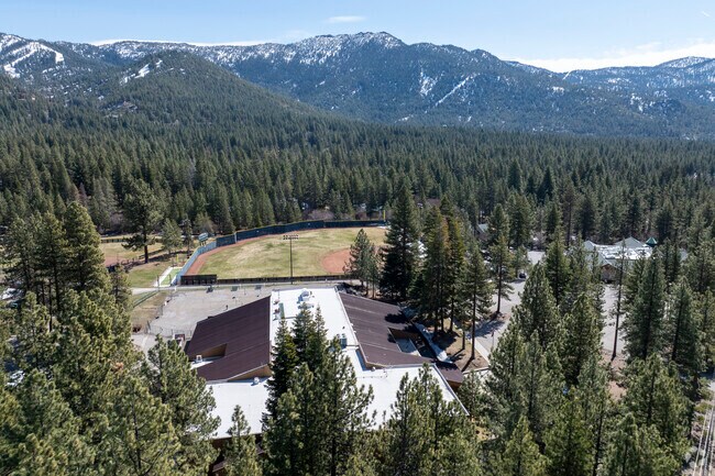 The mountain views from Incline Middle School.
