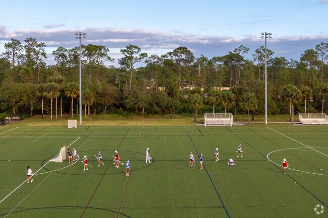 North Collier regional Park is a great spot for teams to practice lacrosse and soccer.