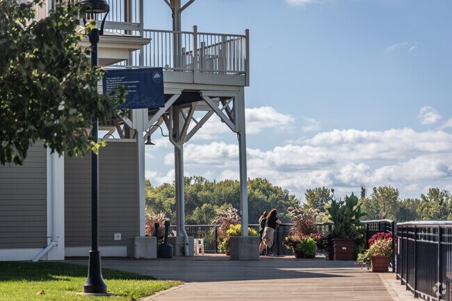 Locals and visitors can enjoy the great views from Riverfront Boat House in Glastonbury Center.