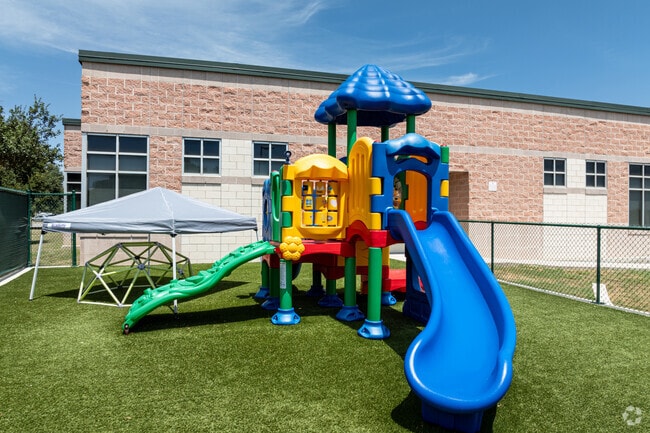 Students at Laura B Negley Elementary School can enjoy the outdoor playgrounds.