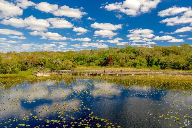 Robbins Park residents can spend the day relaxing or fishing at one of the many watering holes.