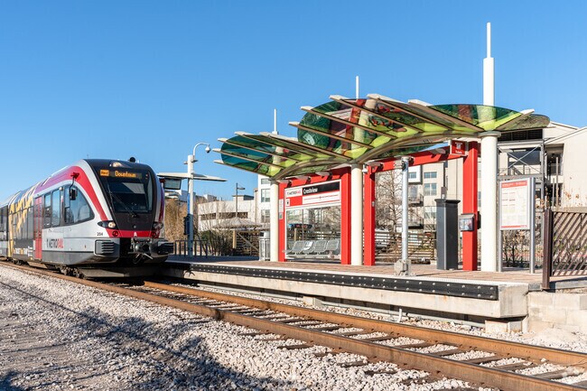 Catch the train downtown at Crestview Station.