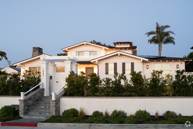 This epic custom home in Del Mar is just steps from the beach.