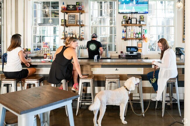 Resurgence near First Ward has a bar and restaurant downstairs and an event space upstairs.