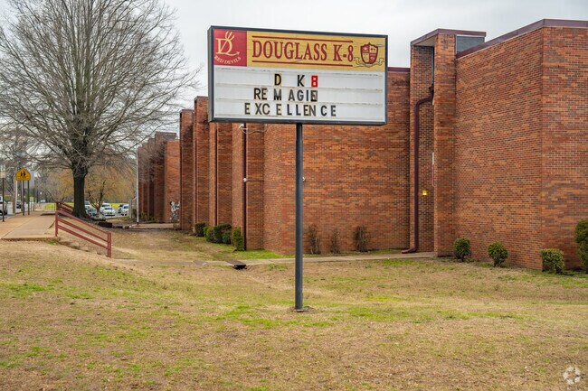 Douglass K-8 School provides an elementary and middle school education to its Memphis students.