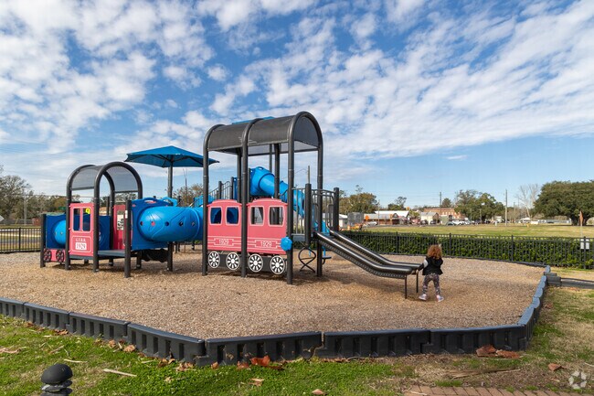 The Children's Splash Park in Summerdale also has a super fun playground.
