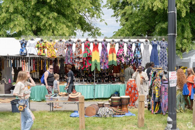 The Juneteenth Festival in MLK Park kicks of with a parade on the first day of the festival.