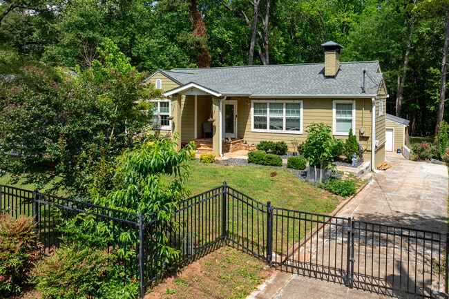Cottage homes can be found throughout the Custer-McDonough-Guice neighborhood, adding charm and character to the area's streetscape.