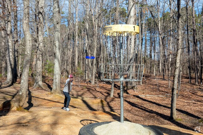 Blair Mill Park has an 18-hole disc golf course that is open to the public.