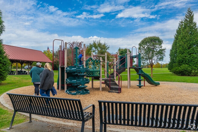 Families head to the playgrounds at Wilson Farm Park to enjoy the exciting updated structures.