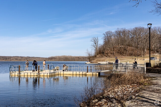 Lake Charleston is a popular fishing spot.