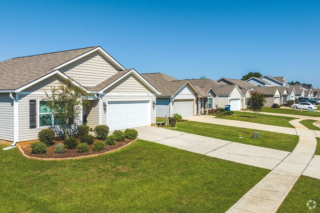 Some subdivisions have sidewalks for strolling in Fire Tower.