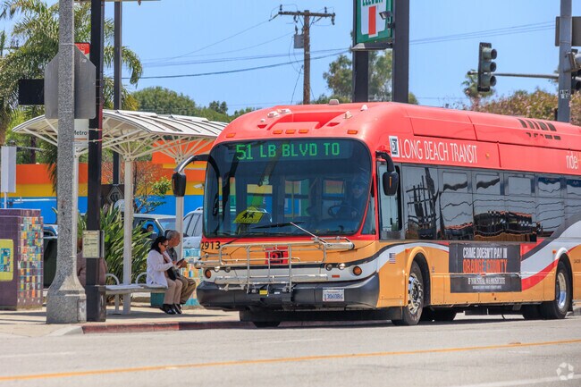 Long Beach Transit serves the Sutter neighborhood traversing Long Beach Blvd and Del Amo.