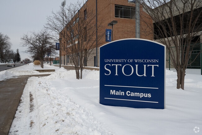 The UW-Stout main campus is located near downtown Menomonie.