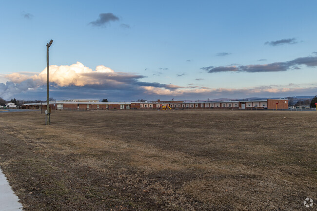 East Berwick Elementary School has a large school campus.