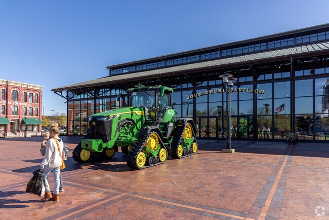 The John Deere Pavolion and Museum is a big attraction in Downtown Moline.