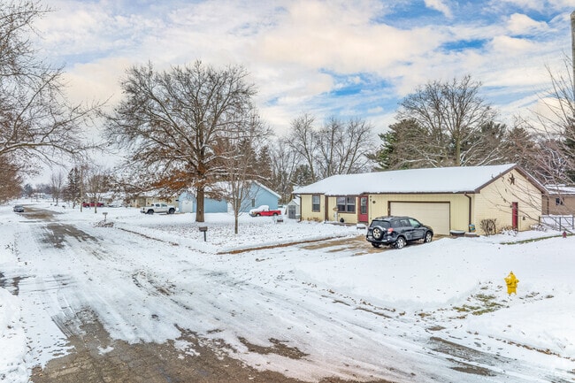 Mature trees surround many of Brodhead’s classic ranch-style homes.
