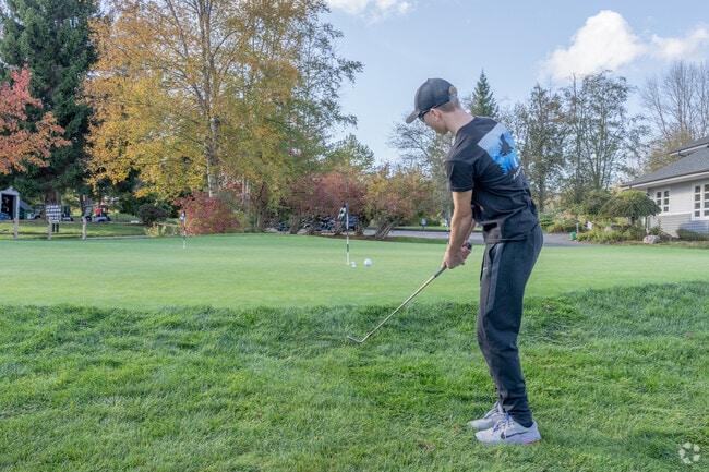 Alger residents play a full 18 holes at Avalon Golf Links near Sedro-Woolley.