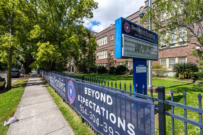 Benjamin Franklin Elementary motto is Beyond Expectations.