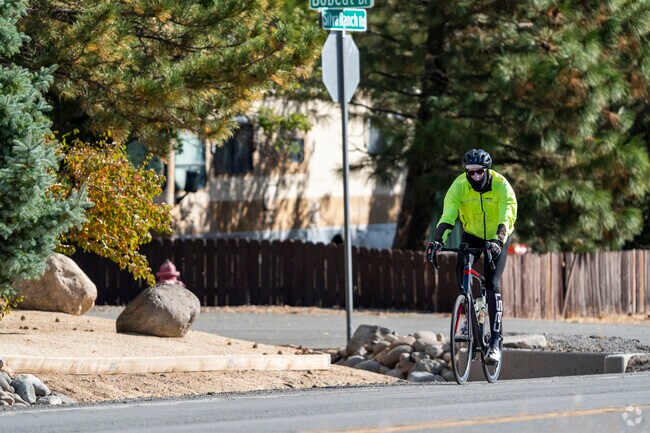 Mogul is connected to Reno via 4th Street which many cyclists take for miles each day.