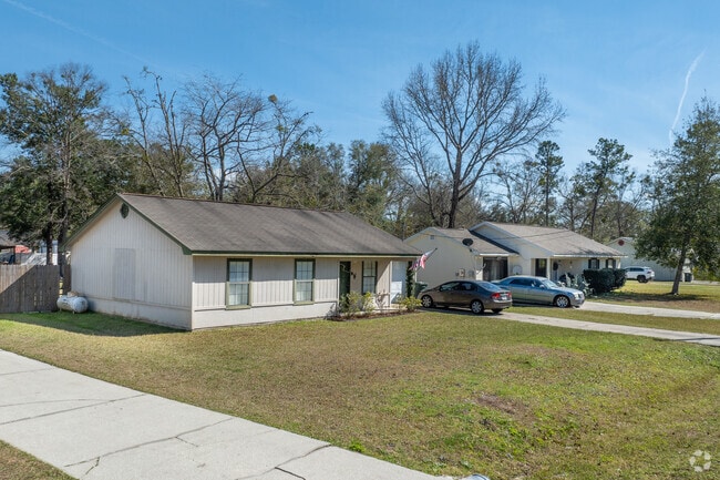 Small and simple, the older homes in Kingsland are perfect for a new family.