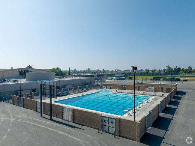 Aquatic facilities can be found at John F. Kennedy High School located in the city of La Palma.