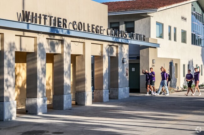 Whittier's namesake college, Whittier College, was founded in 1887.