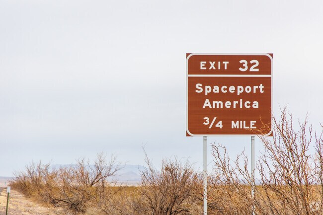 Spaceport America is just outside of Las Cruces providing private space travel.