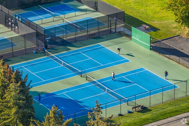 Woodruff Park in Olympia offers excellent tennis amenities.