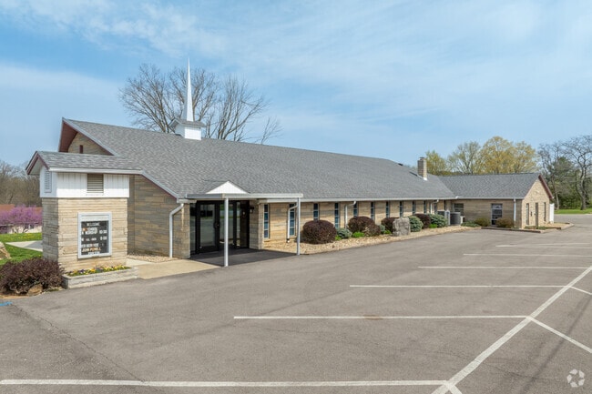 Stanford Baptist Church sits atop the neighborhood and serves the greater community.