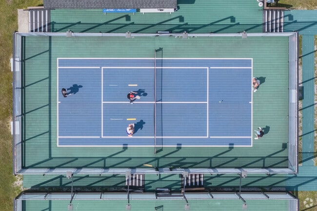 Stonington Community Center's Pickleball courts are a favorite among residents.