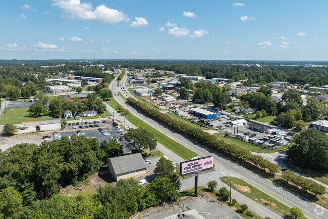 Veterans Parkway runs right though Columbus Tech- Bealwood.