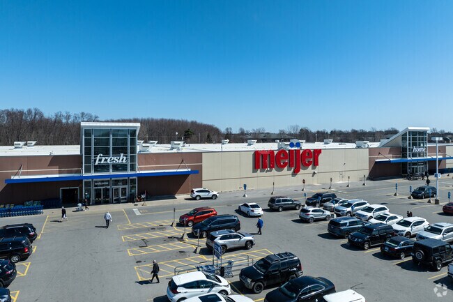 Meijer is located near several big-box stores off of I-196 in Maplewood.