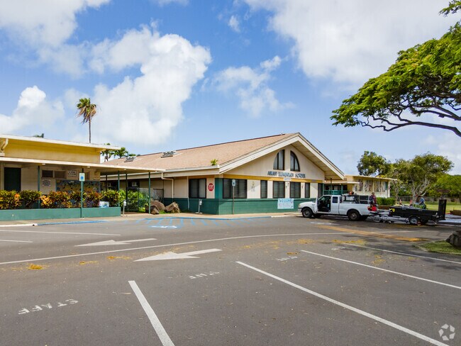 Aikahi Elementary's playground also doubles as a park for Kailua residents after school hours.