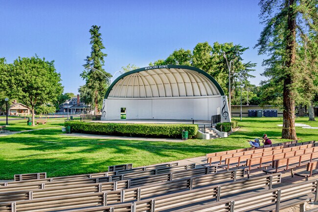 Listen to music at Mancini Bowl in Aurora Modesto, Ca.