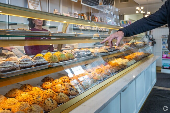 Take whatever time you need and choose your pastries carefully at the Gingerbread Construction Co. in Lakeside.
