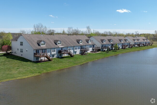 Town homes on waterfront property in Holly.