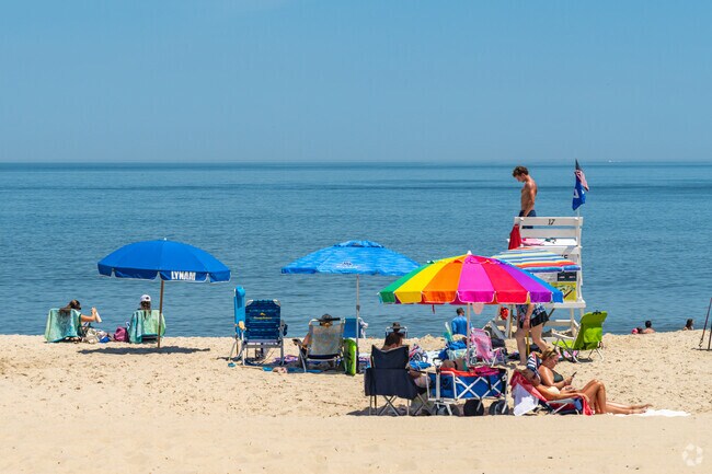 Catch some sun and listen to the calming sounds of the waves on the pristine beaches in Dewey Beach.
