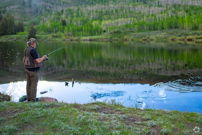 Beneath the summer sun or golden autumn skies, fishing in Vail, Colorado invites quiet patience and natural beauty, as anglers cast into clear mountain streams hoping to catch trout in waters as pure as the landscape around them.