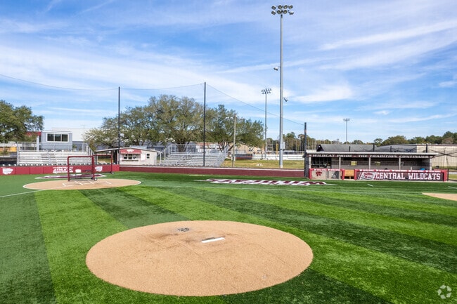 Watch your baseball star hit a home run at Central High School.