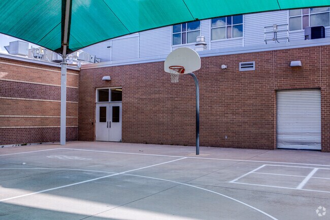 Shoot some hoops during recess at Baldwin Elementary School in Meridian.