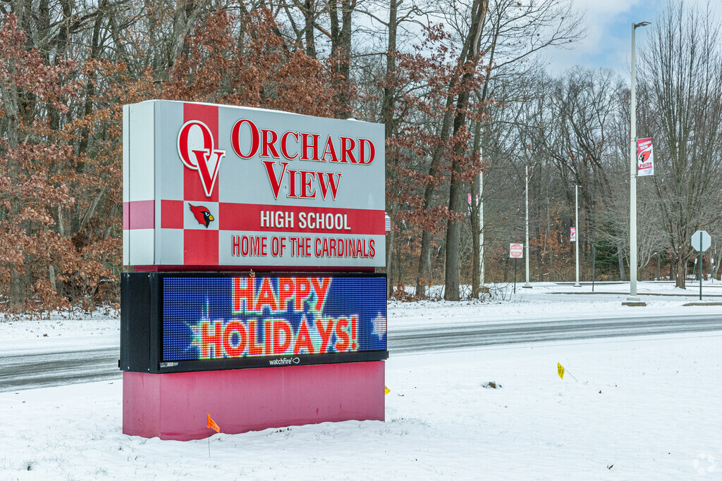 Orchard View High School is located in Muskegon, Michigan.