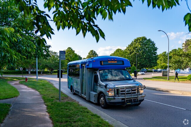 South Raleigh residents use GoCary buses for public transportation to Crossroads.