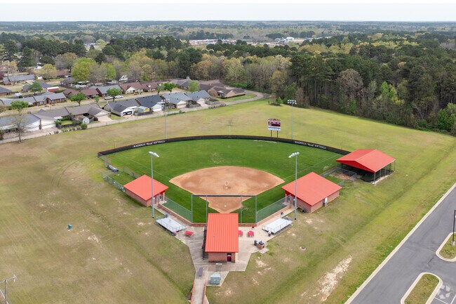 Students can participate in the Magnolia High School's sports programs.