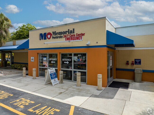 Memorial Pembroke 24/7 Care Center offers emergency services to the residents of Lakeside South.