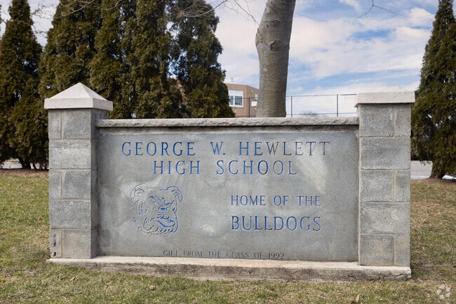 The Bulldogs are the mascot for the George W Hewlett High School in Hewlett Bay Park, NY.